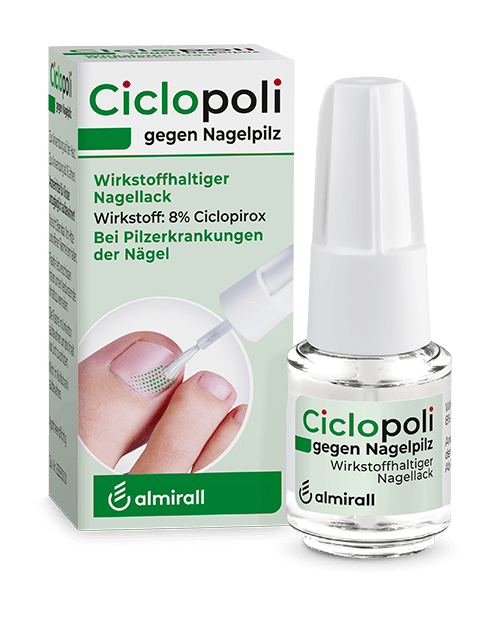 Ciclopoli gegen Nagelpilz wirkstoffhaltiger Nagellack